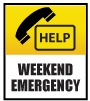 Weekend Emergency than Contact US