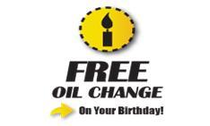 Free Oil Change Coupons on Your Birthday